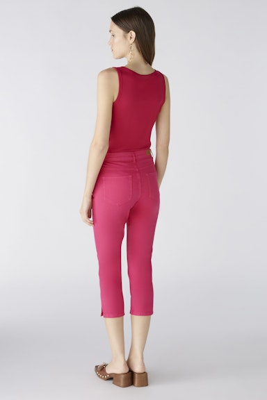 Bild 3 von Capri pants slim fit, mid waist in pink | Oui