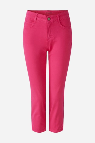 Bild 7 von Capri pants slim fit, mid waist in pink | Oui