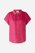Linen blouse linen-cotton patch