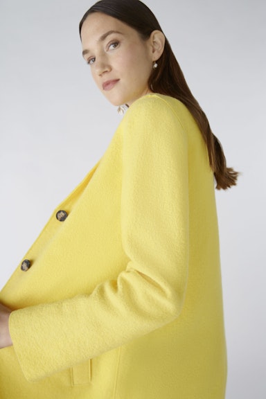 Bild 5 von MAYSON Coat boiled wool - pure new wool in yellow | Oui