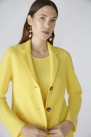 Bild 6 von MAYSON Coat boiled wool - pure new wool in yellow | Oui