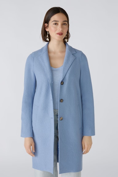 Bild 2 von MAYSON Mantel Boiled Wool - reine Schurwolle in light blue | Oui