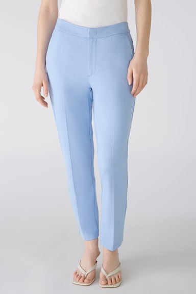 Bild 2 von FEYLIA Jersey trousers slim fit, cropped in light blue | Oui