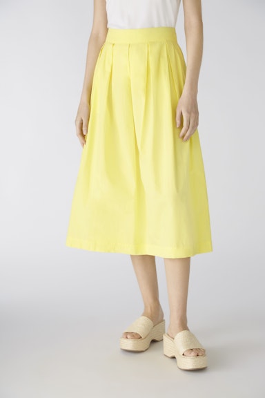 Bild 2 von Midi skirt 100% cotton in yellow | Oui