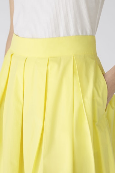 Bild 4 von Midi skirt 100% cotton in yellow | Oui