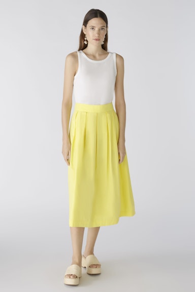 Bild 5 von Midi skirt 100% cotton in yellow | Oui