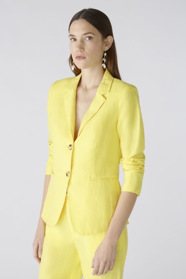 Bild 1 von Blazer linen-cotton patch in yellow | Oui