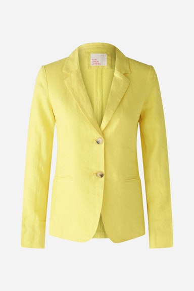 Bild 6 von Blazer linen-cotton patch in yellow | Oui