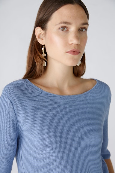 Bild 4 von Pullover reine Baumwolle in light blue | Oui