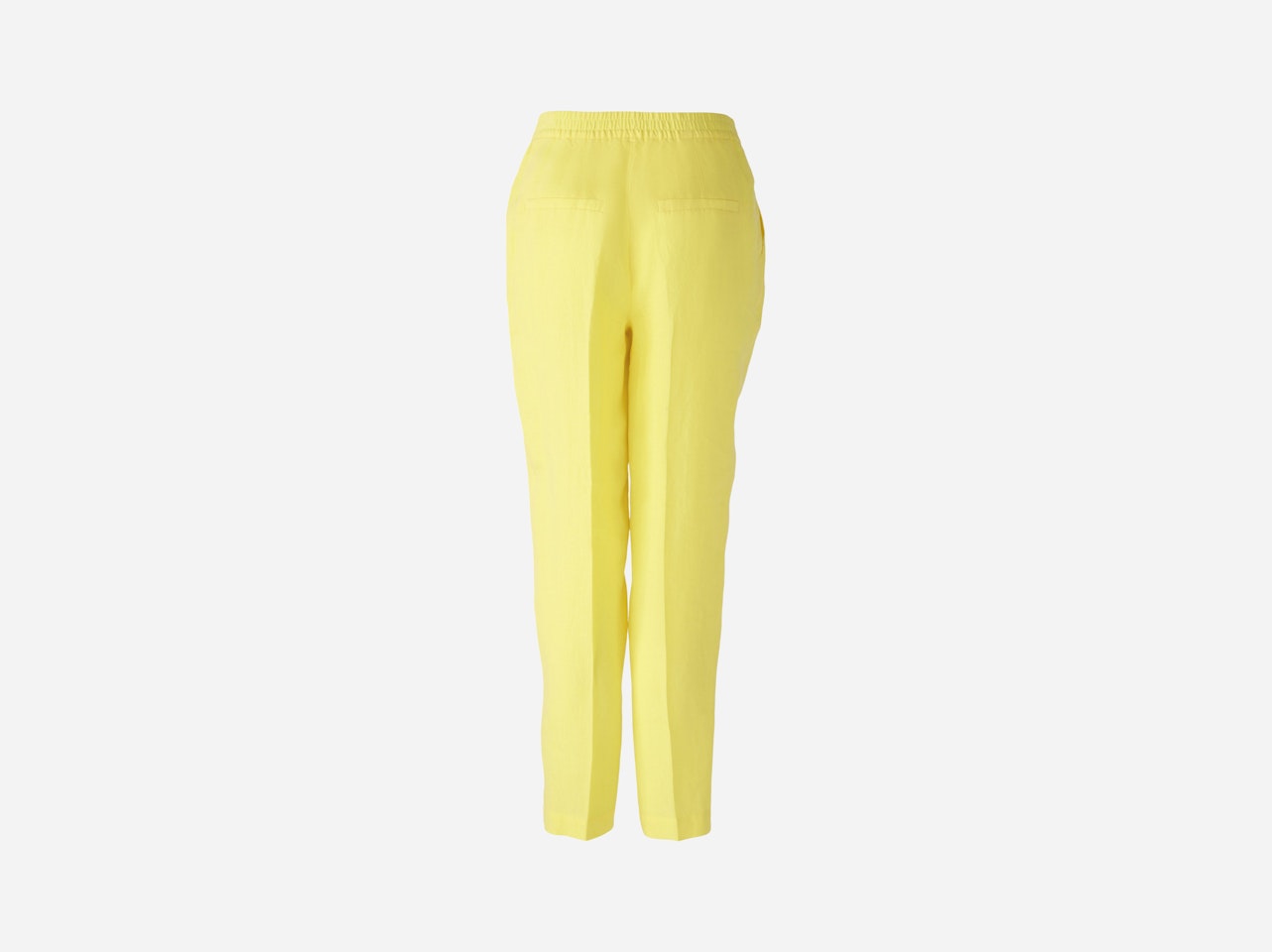Bild 8 von Leinenhose Mid waist , cropped in yellow | Oui