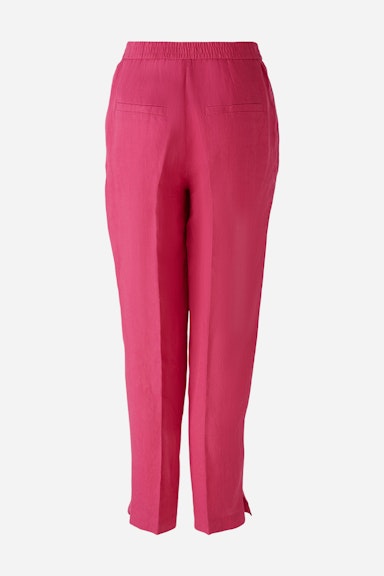 Bild 2 von Linen trousers mid waist , cropped in pink | Oui