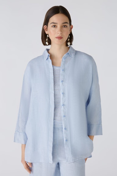 Bild 3 von Shirt blouse 100% linen in kentucky blue | Oui