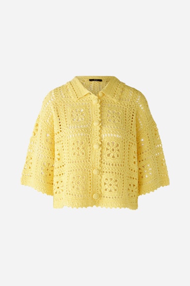 Bild 1 von Cardigan crocheted by hand in yellow | Oui