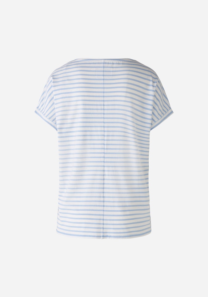 Bild 7 von T-shirt stretchy cotton-modal quality in offwhite blue | Oui