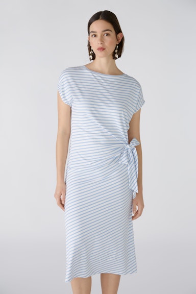 Bild 2 von Jerseykleid elastische Modal- Baumwollmischung in offwhite blue | Oui