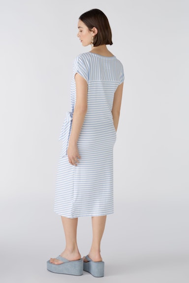 Bild 3 von Jersey dress elasticated modal cotton blend in offwhite blue | Oui