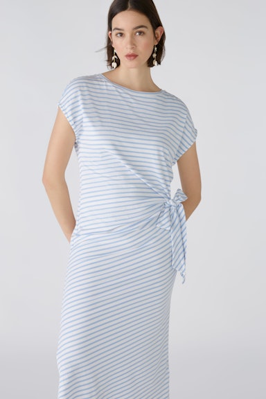 Bild 6 von Jersey dress elasticated modal cotton blend in offwhite blue | Oui