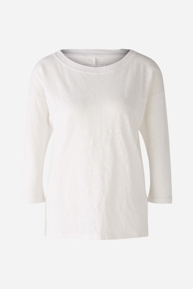 Bild 1 von T-shirt linen jersey in optic white | Oui