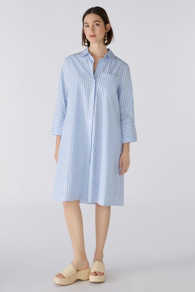 Bild 1 von Hemdblusenkleid reine Baumwolle in lt blue white | Oui