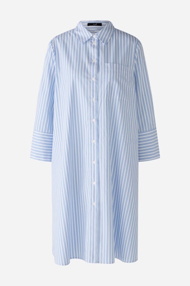 Bild 7 von Shirt blouse dress pure cotton in lt blue white | Oui