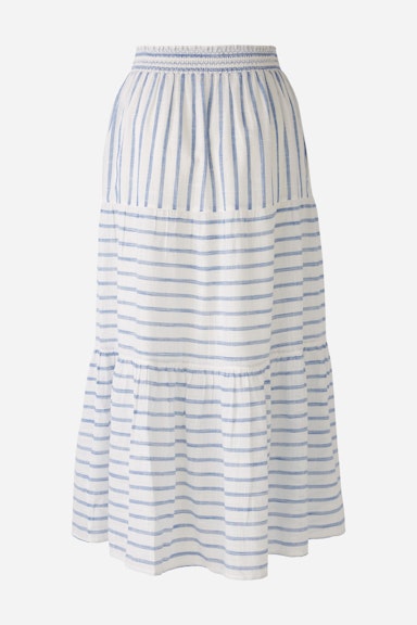 Bild 8 von Maxi skirt cotton in white blue | Oui