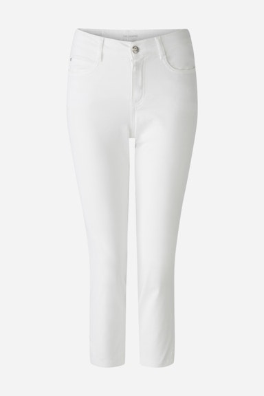 Bild 8 von Capri pants slim fit, mid waist in optic white | Oui