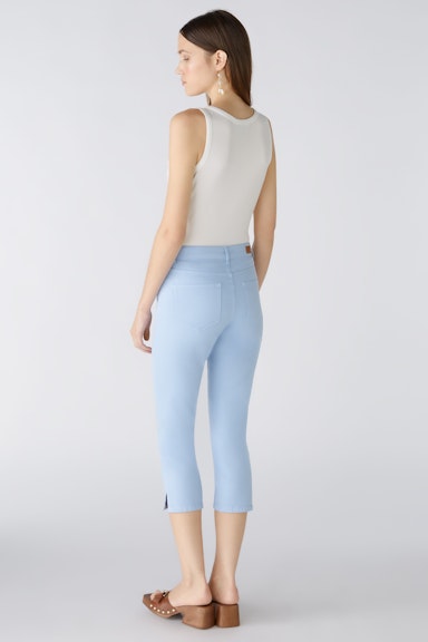 Bild 3 von Capri pants slim fit, mid waist in light blue | Oui