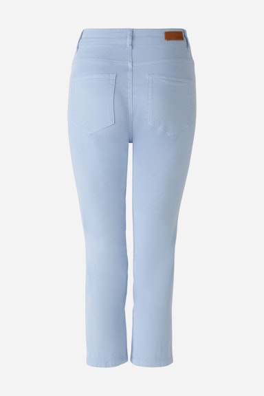 Bild 8 von Capri pants slim fit, mid waist in light blue | Oui