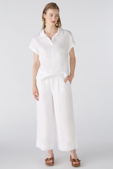 Bild 1 von Linen blouse linen-cotton patch in optic white | Oui