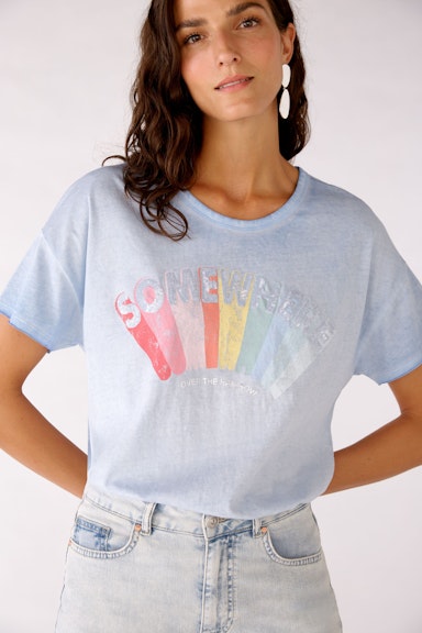 Bild 4 von T-Shirt in Bio-Baumwolle in kentucky blue | Oui
