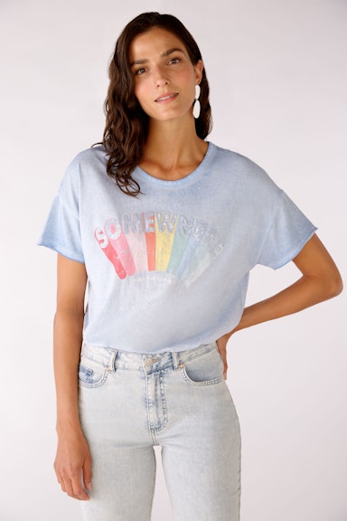 Bild 1 von T-Shirt in Bio-Baumwolle in kentucky blue | Oui