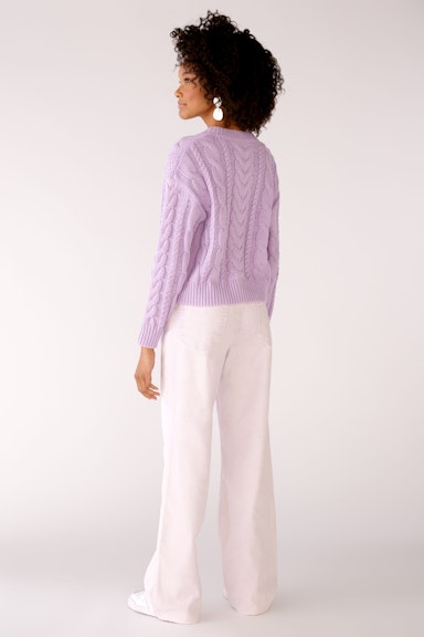 Bild 3 von Cardigan in a chunky knit look in lavendula | Oui