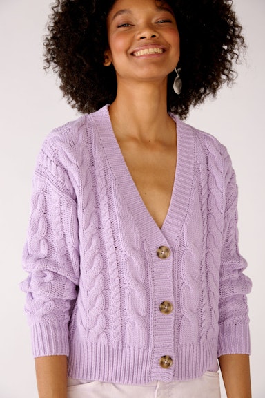 Bild 4 von Cardigan in a chunky knit look in lavendula | Oui