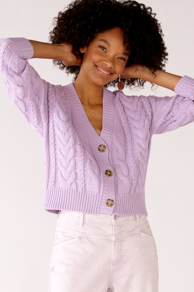 Bild 5 von Cardigan in a chunky knit look in lavendula | Oui
