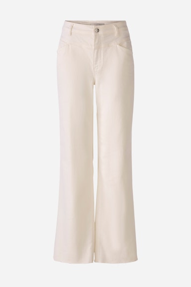 Bild 2 von Denim trousers with straight leg in eggnog | Oui