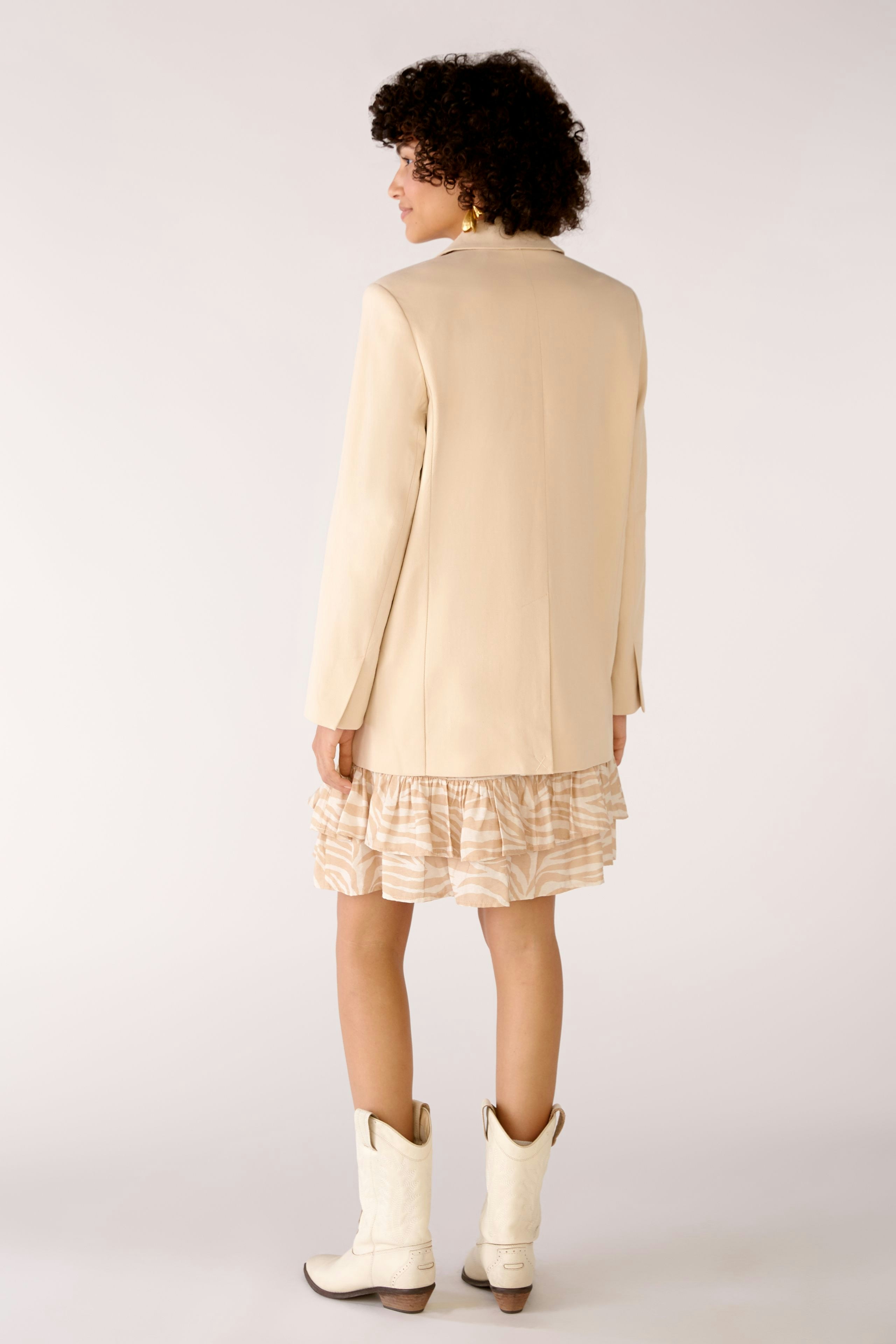 [送料込] Hello Linen Overfit Blazer (4color)_韓国発 CHS_STRETCH LINEN RUCHED