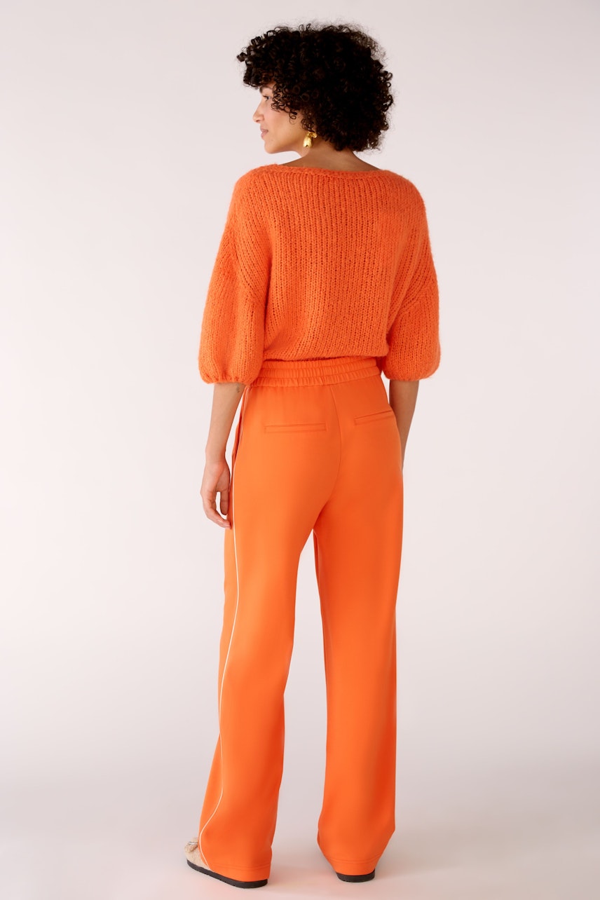 Bild 3 von Pullover with wool and mohair content in vermillion orange | Oui