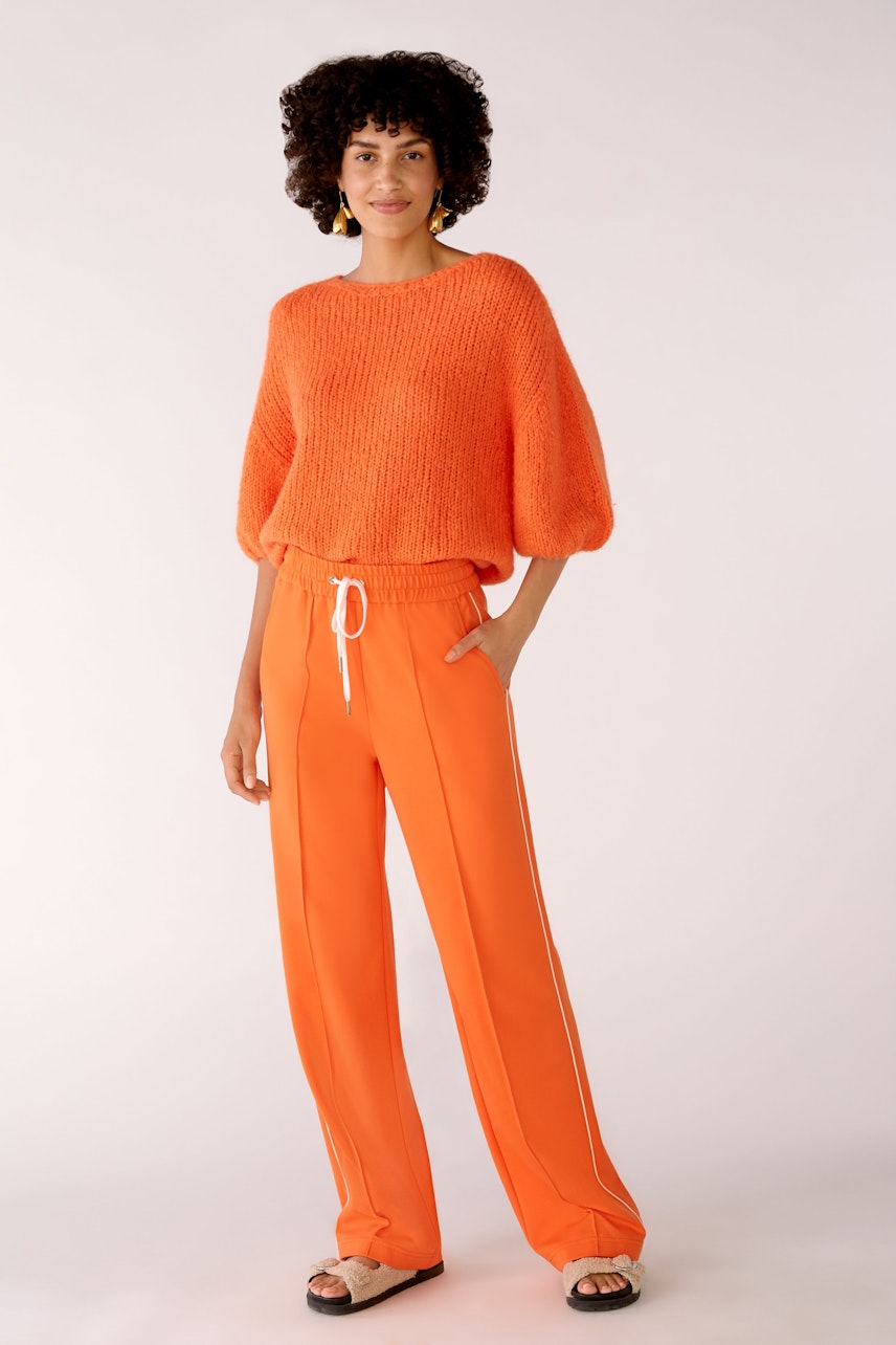 Bild 1 von Pullover with wool and mohair content in vermillion orange | Oui