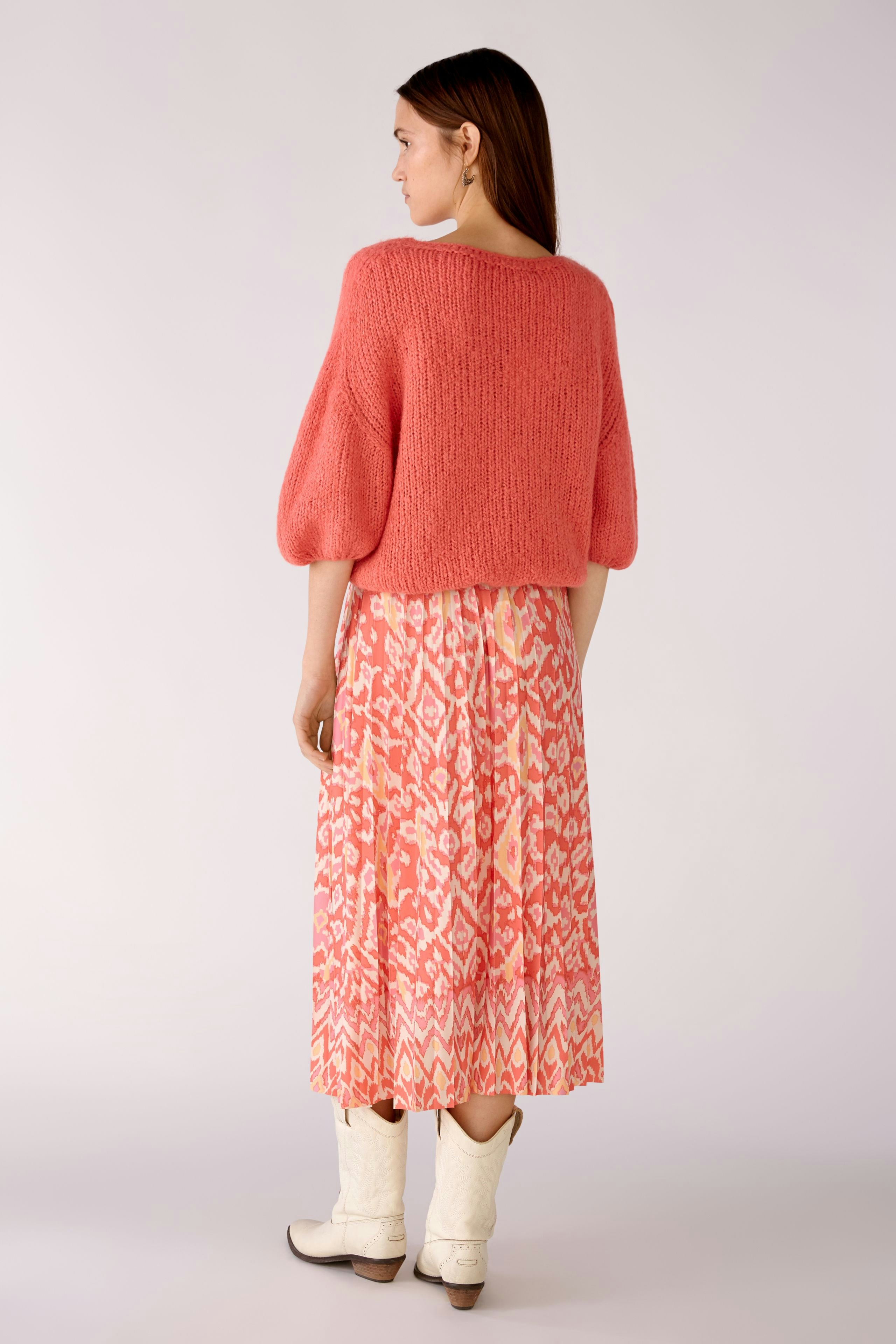 Bild 3 von Pullover mit Woll- und Mohairanteil in red | Oui