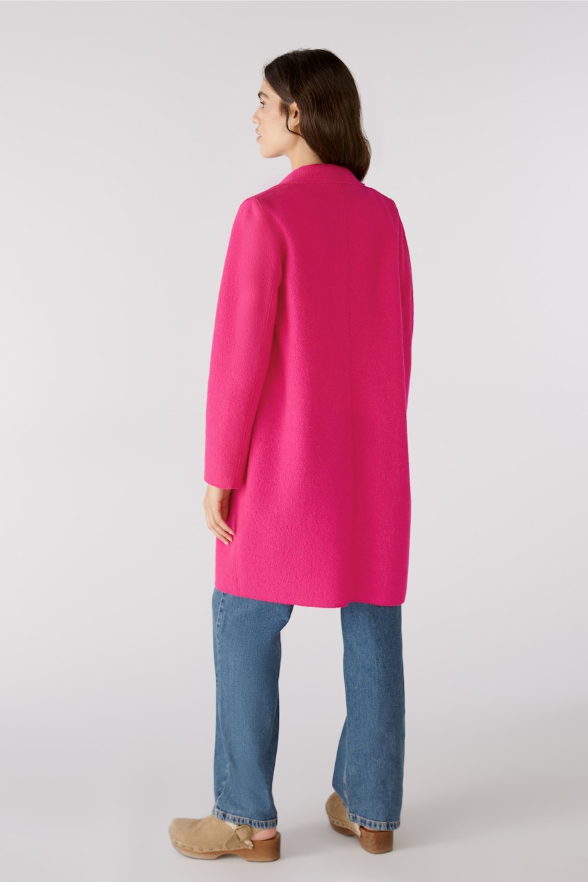 Bild 3 von MAYSON Coat boiled wool - pure new wool in pink | Oui