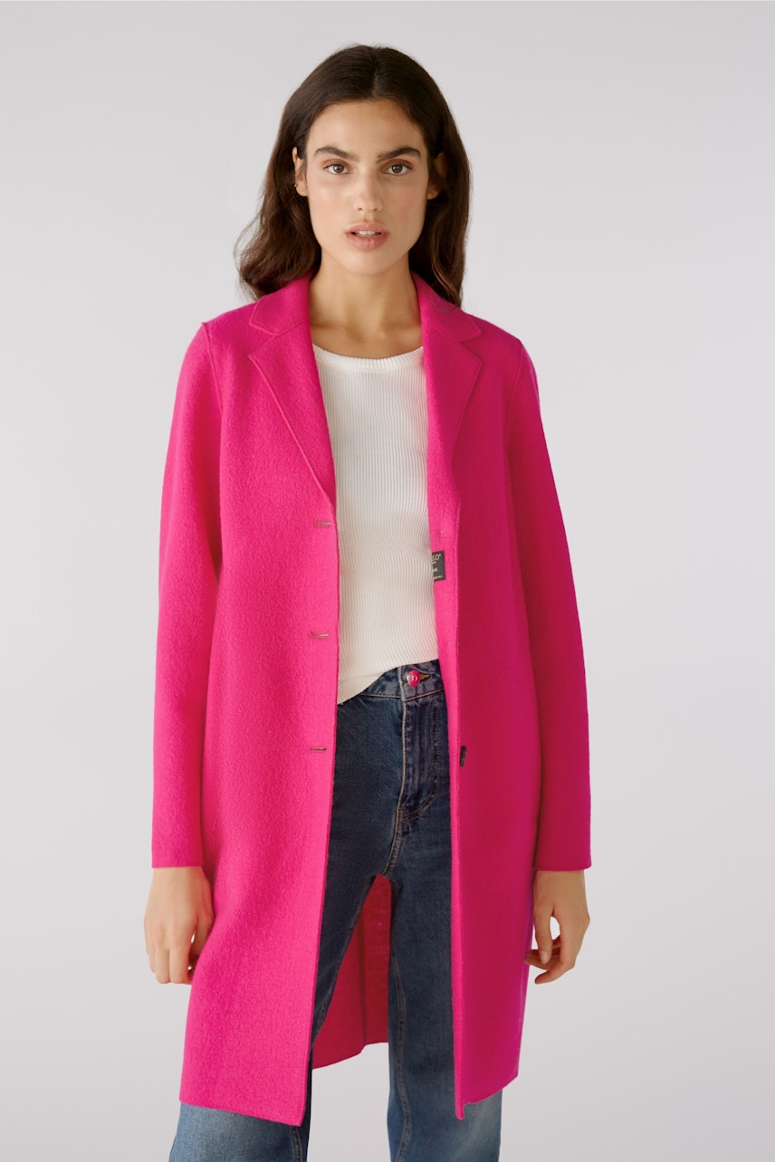 Bild 5 von MAYSON Coat boiled wool - pure new wool in pink | Oui