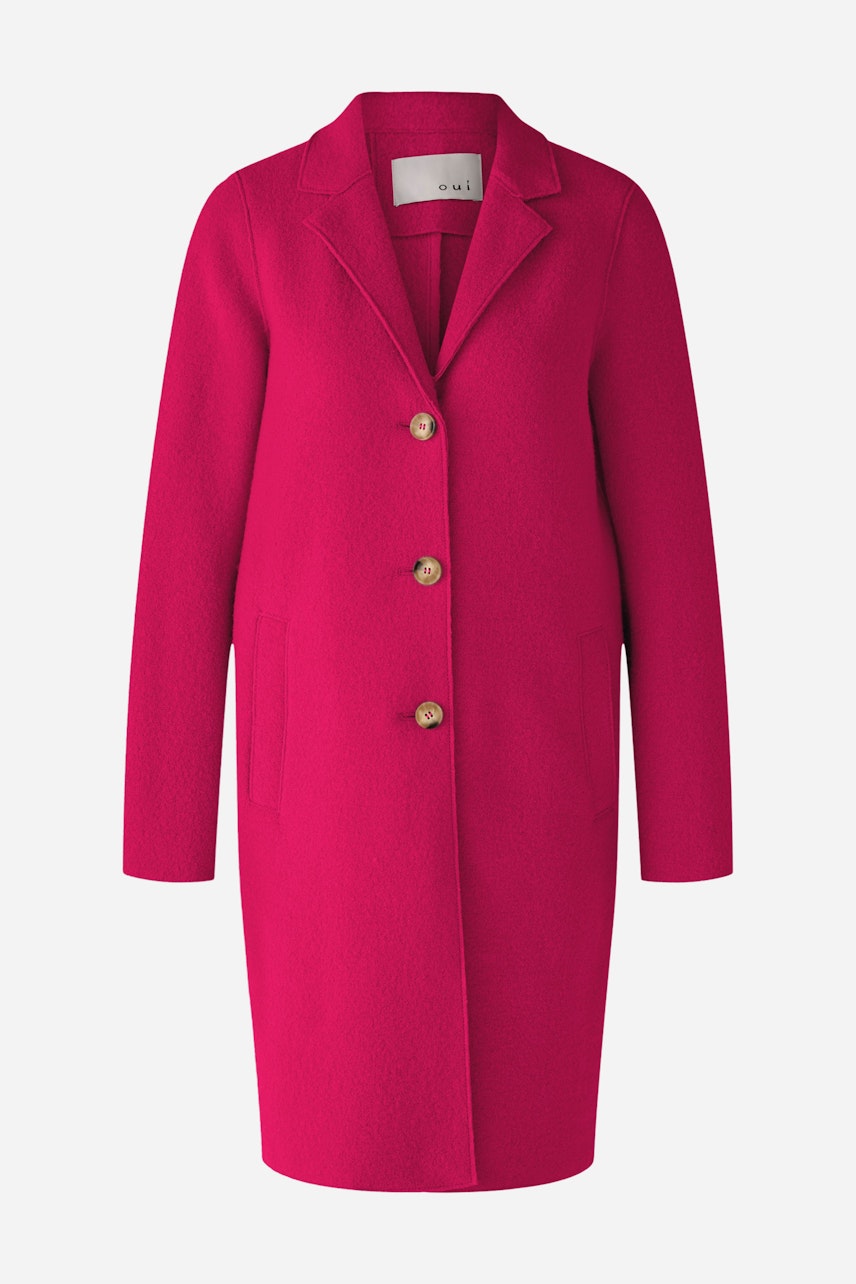 Bild 7 von MAYSON Coat boiled wool - pure new wool in pink | Oui