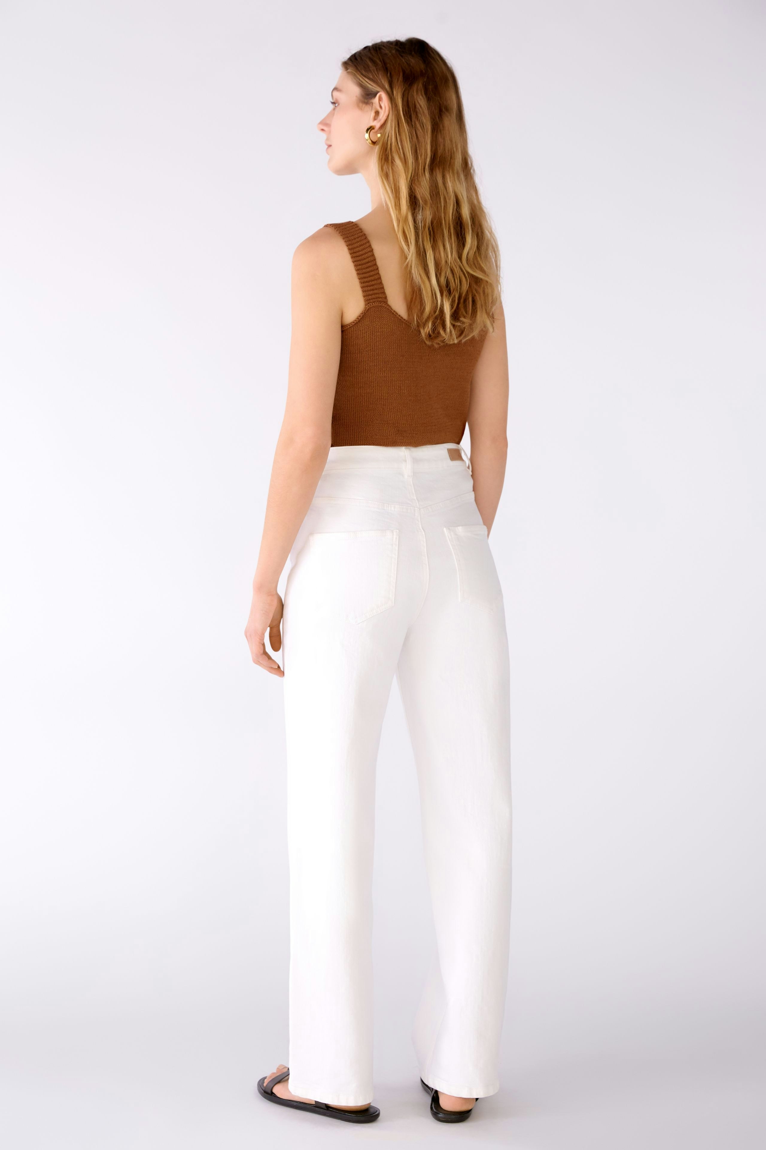Bild 3 von Jeans THE BOYFRIEND high Waist, regular in optic white | Oui
