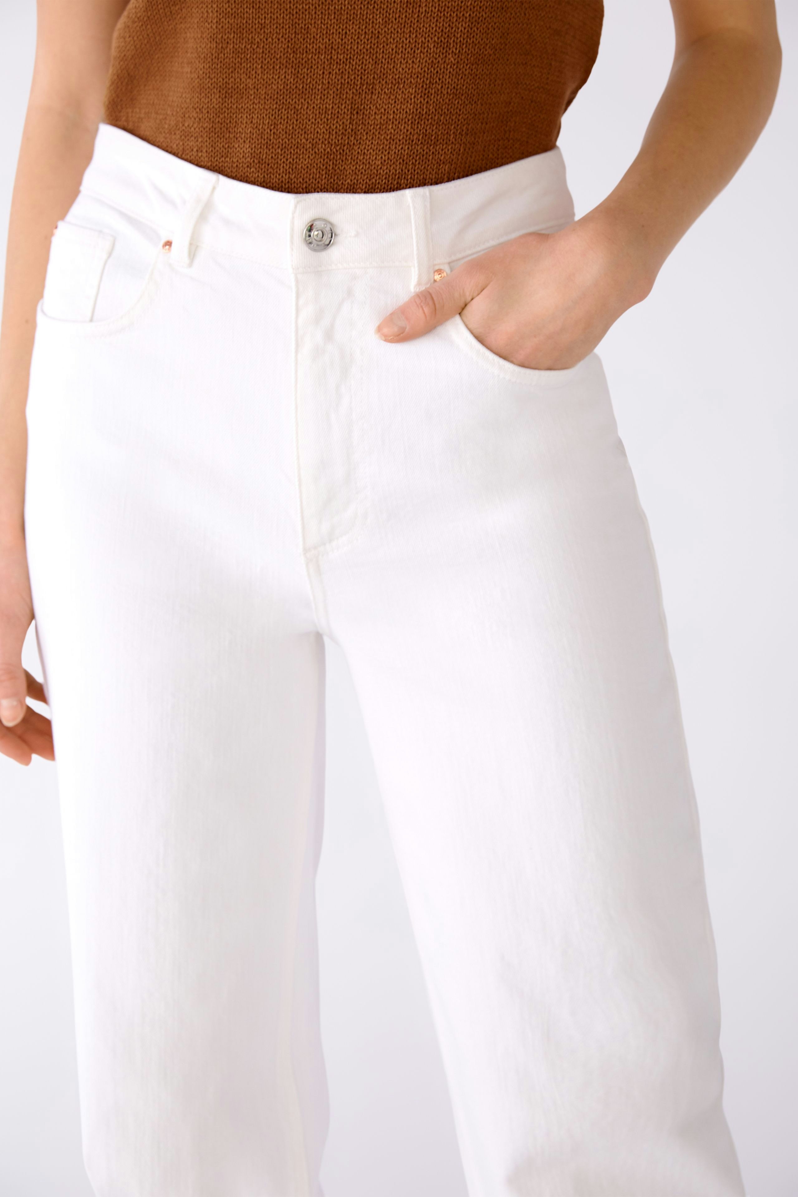 Bild 4 von Jeans THE BOYFRIEND high Waist, regular in optic white | Oui
