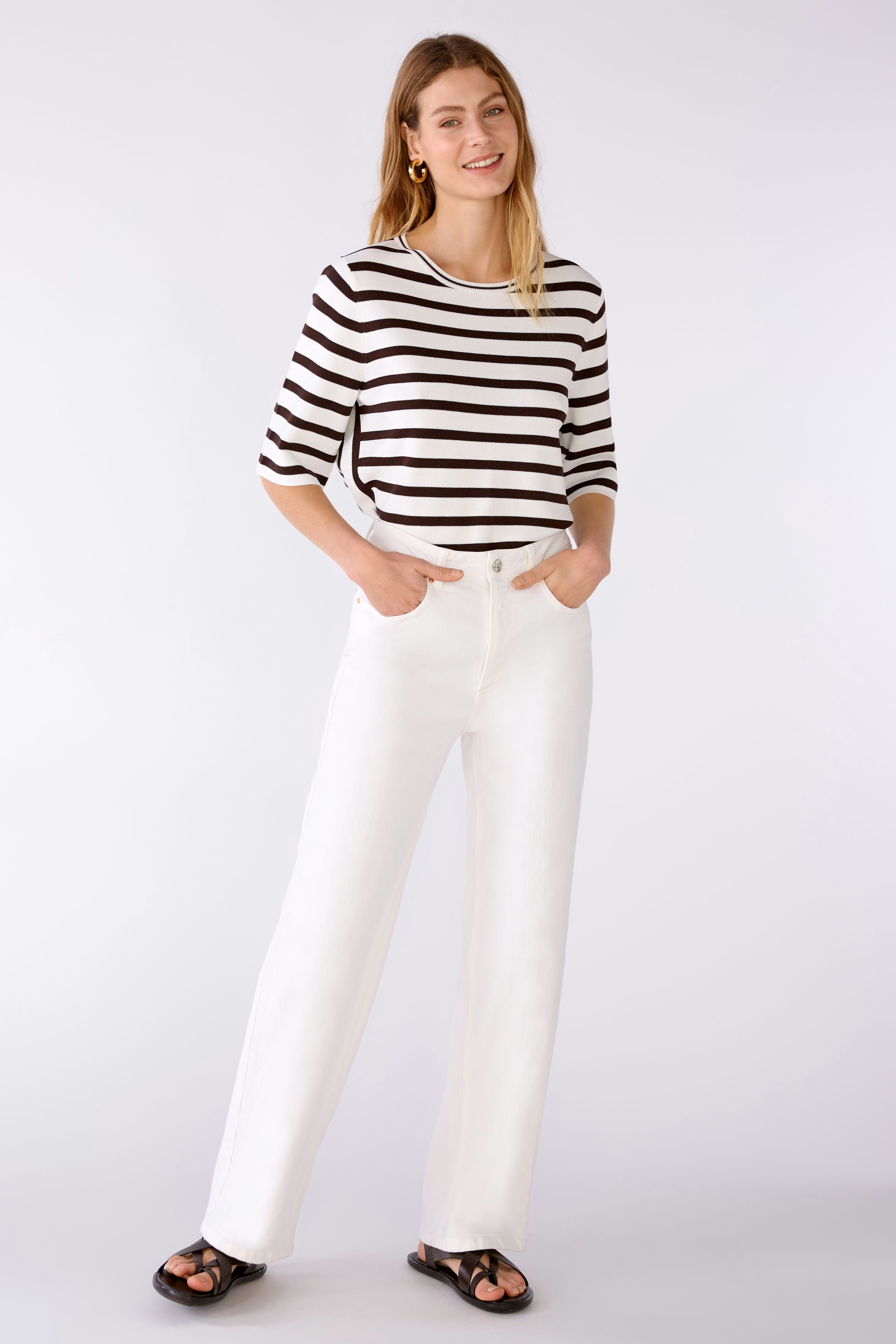 Bild 5 von Jeans THE BOYFRIEND high Waist, regular in optic white | Oui