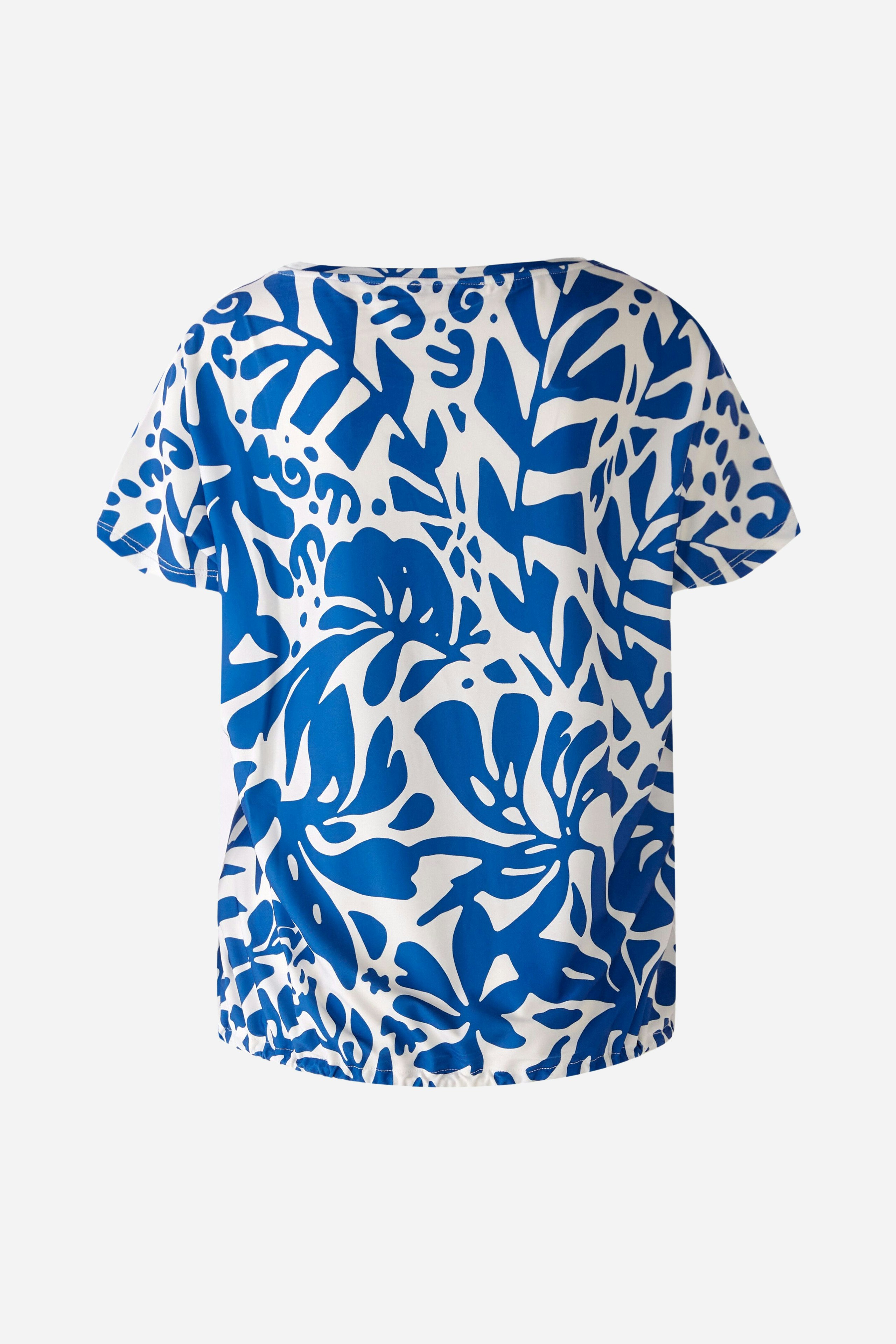 Bild 7 von Blouse silky Touch in blue white | Oui