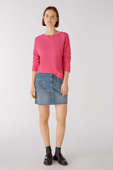 Bild 1 von KEIKO Pullover 100% organic cotton in dark pink | Oui