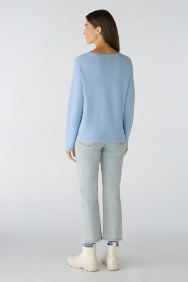 Bild 3 von KEIKO Pullover 100% organic cotton in bel air blue | Oui