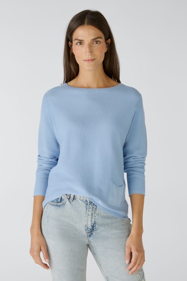 Bild 1 von KEIKO Pullover 100% organic cotton in bel air blue | Oui