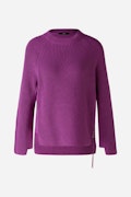 RUBI Pullover with zip, in pure cotton